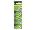 Button Cell Battery, Alkaline, LR44, 1.5V, 110mAh, Pack of 5 pieces